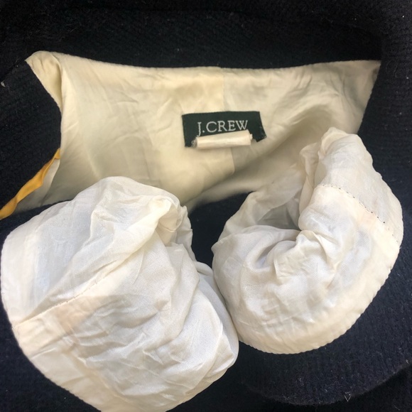 Jcrew coat size 2 navy 56% wool. - Picture 8 of 8